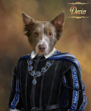 Load image into Gallery viewer, The Noble male pet portrait
