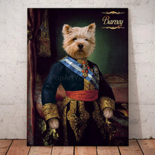 Load image into Gallery viewer, Count of Molina male pet portrait