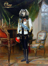 Load image into Gallery viewer, The Tsar male pet portrait