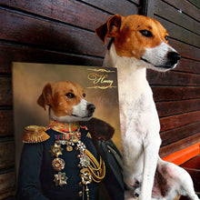 Load image into Gallery viewer, The General male pet portrait