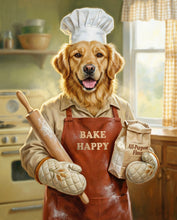 Load image into Gallery viewer, Pet Baker - pop art animal portrait for kitchen