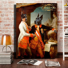 Load image into Gallery viewer, Emperor Joseph II with Grand Duke Pietro two pets portrait