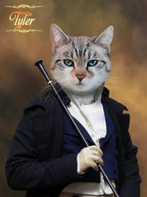 Load image into Gallery viewer, The Ambassador - custom cat portrait