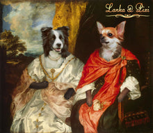 Load image into Gallery viewer, Women's rumors two pets portrait