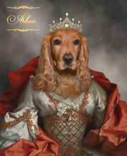 Load image into Gallery viewer, The Shining Queen female pet portrait