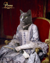 Load image into Gallery viewer, Grand Duchess of Tuscany female cat portrait
