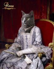 Load image into Gallery viewer, Grand Duchess of Tuscany female cat portrait