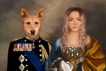 Load image into Gallery viewer, A portrait of a Woman with Pets with a wide choice of attire