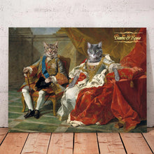 Load image into Gallery viewer, Philip V of Spain and Elizabeth two pets portrait