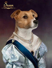 Load image into Gallery viewer, Princess Charlotte female pet portrait