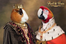 Load image into Gallery viewer, The sixth of many costume combinations for a two pets portrait