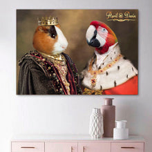 Load image into Gallery viewer, The sixth of many costume combinations for a two pets portrait