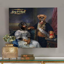 Load image into Gallery viewer, Antonio and his wife, Maria two pets portrait