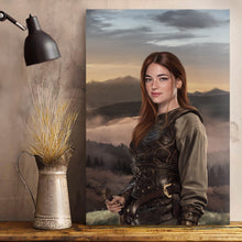 Load image into Gallery viewer, A female warrior portrait - PopArtYouShop