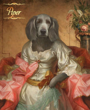 Load image into Gallery viewer, The Countess female pet portrait