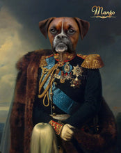 Load image into Gallery viewer, The Imperial Minister male pet portrait