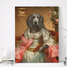 Load image into Gallery viewer, The Countess female pet portrait