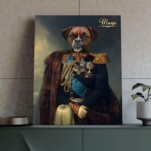 Load image into Gallery viewer, The Imperial Minister male pet portrait