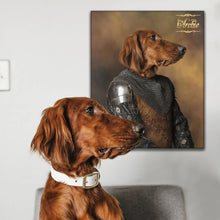 Load image into Gallery viewer, The Knight male pet portrait