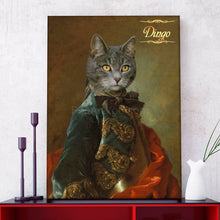 Load image into Gallery viewer, The Young Officer male cat portrait