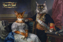 Load image into Gallery viewer, Antonio and his wife, Maria two pets portrait