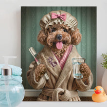 Load image into Gallery viewer, dog bathroom art