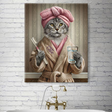 Load image into Gallery viewer, art with cat