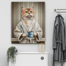 Load image into Gallery viewer, cat bathroom decor