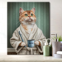 Load image into Gallery viewer, cat bathroom decor