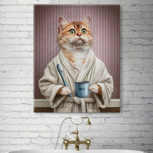 Load image into Gallery viewer, cat bathroom decor