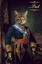 Load image into Gallery viewer, Count of Molina male cat portrait