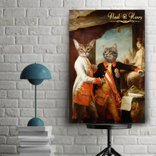Load image into Gallery viewer, Emperor Joseph II with Grand Duke Pietro two pets portrait