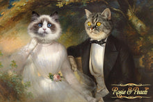 Load image into Gallery viewer, Eugene and Francisca two pets portrait