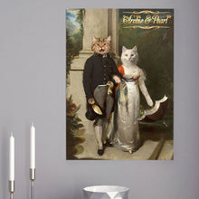 Load image into Gallery viewer, George IV and his wife two pets portrait
