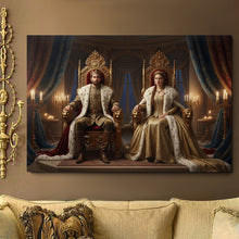 Load image into Gallery viewer, King and Queen regal portrait