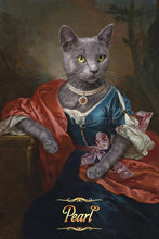 Load image into Gallery viewer, Madame Phalaris female cat portrait