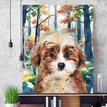 Load image into Gallery viewer, dog watercolor painting