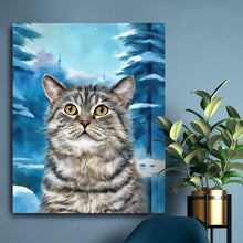 Load image into Gallery viewer, custom cat watercolor painting
