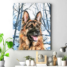 Load image into Gallery viewer, dog watercolor portraits