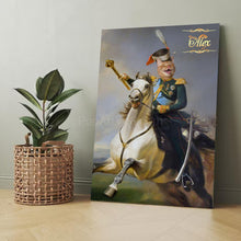 Load image into Gallery viewer, Pet leader on horse male cat portrait