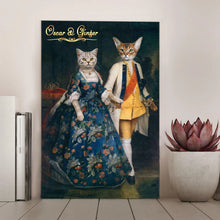 Load image into Gallery viewer, Princess Sophie with Friedrich two pets portrait