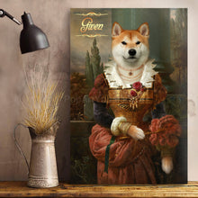 Load image into Gallery viewer, Marquise de Caumont La Force female custom pet canvas
