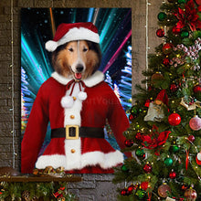 Load image into Gallery viewer, The second Mrs. Claus female pet portrait