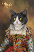 Load image into Gallery viewer, The Baroness female cat portrait