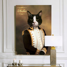 Load image into Gallery viewer, The Great Captain - custom cat portrait