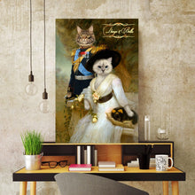 Load image into Gallery viewer, The General and the Baroness two pets portrait