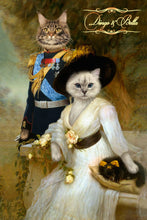 Load image into Gallery viewer, The General and the Baroness two pets portrait