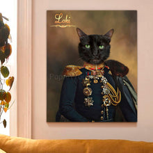 Load image into Gallery viewer, The General - custom cat portrait

