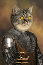 Load image into Gallery viewer, The Knight male cat portrait