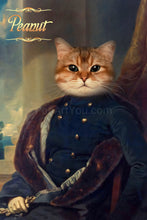 Load image into Gallery viewer, The Painter male cat portrait